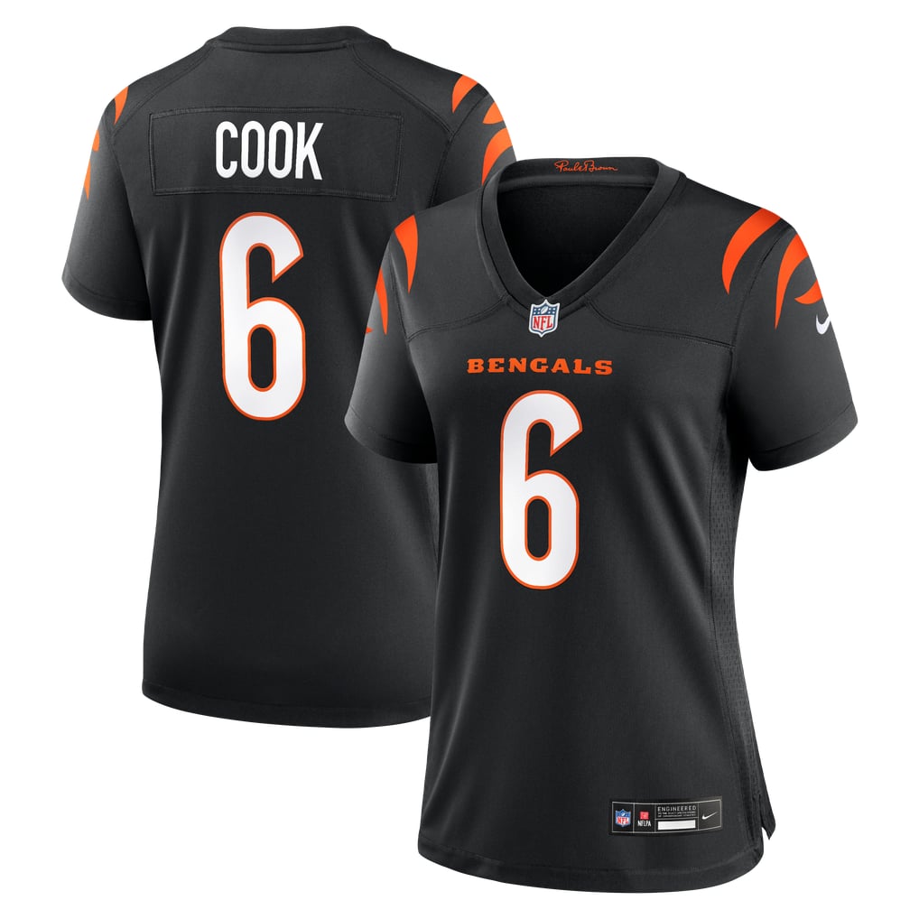 Bryan Cook Cincinnati Bengals Nike Women's Team Game Jersey -  Black