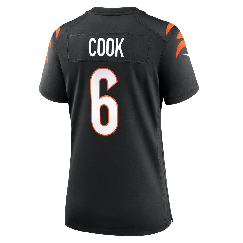 Bryan Cook Cincinnati Bengals Nike Women's Team Game Jersey -  Black