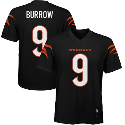 Joe Burrow Cincinnati Bengals Youth Replica Jersey - Black