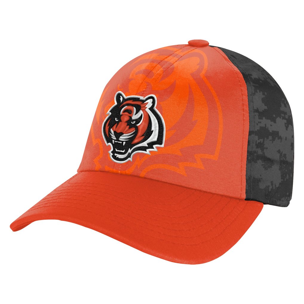 Cincinnati Bengals Youth Combine Two-Tone Adjustable Hat - Orange/Black