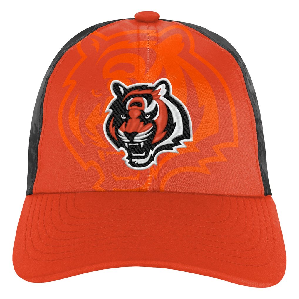 Cincinnati Bengals Youth Combine Two-Tone Adjustable Hat - Orange/Black