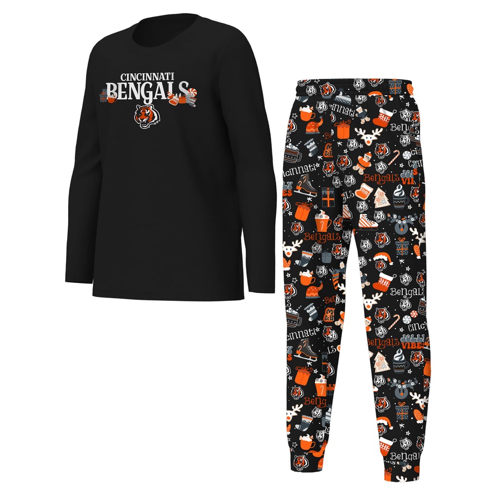 Cincinnati Bengals Outerstuff Youth Chestnut Holiday Sleep Set - Black