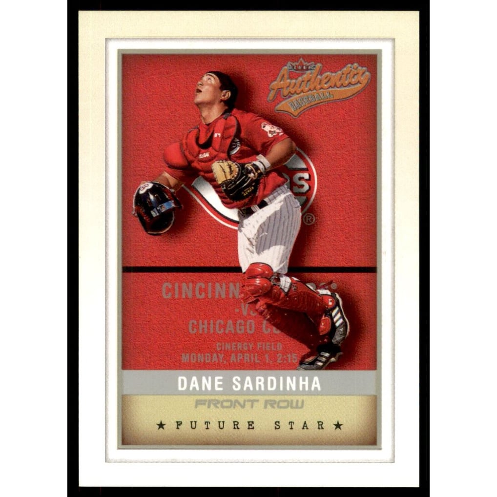 2002 Fleer Authentix Front Row #147 Dane Sardinha FS