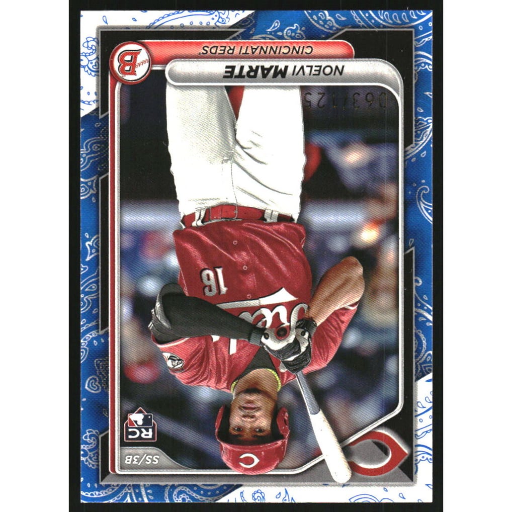 2024 Bowman Blue Pattern #80 Noelvi Marte