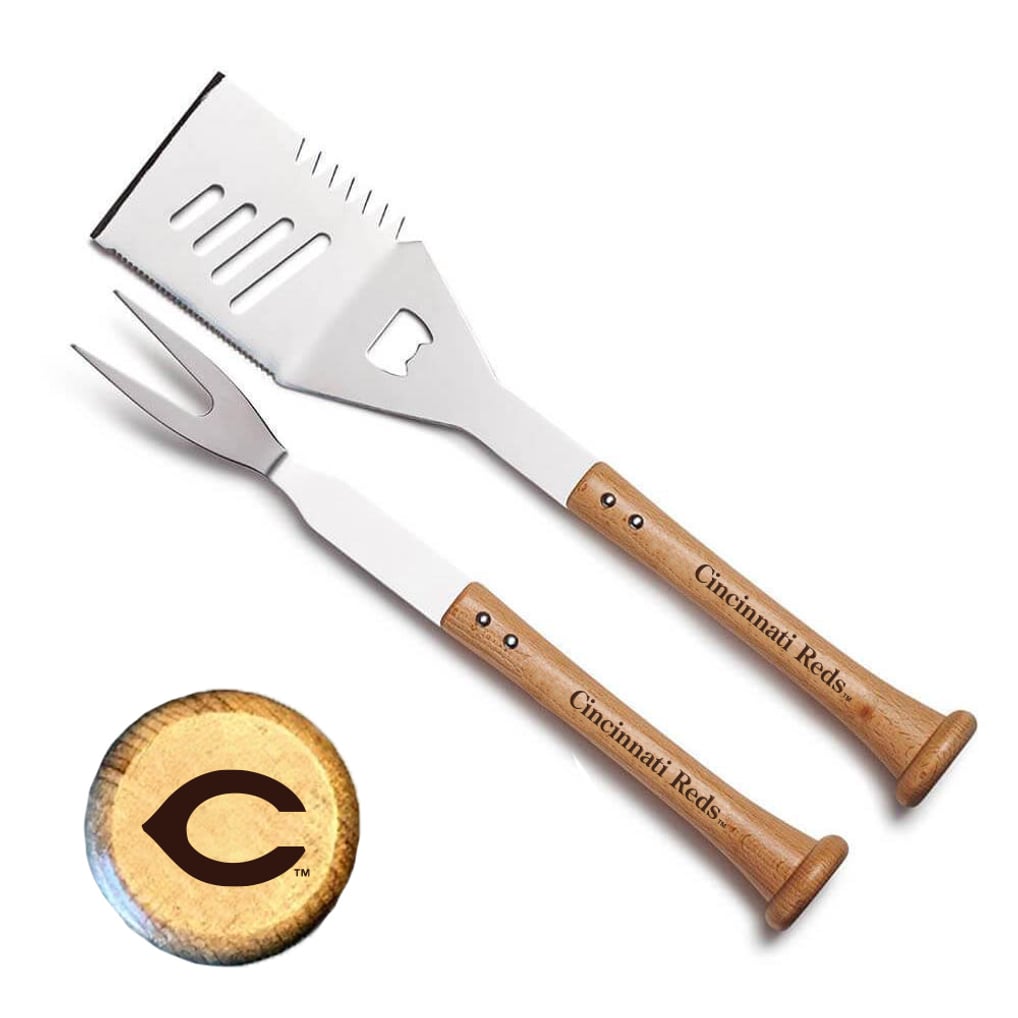 Cincinnati Reds Baseball BBQ Turn Two Combo Set