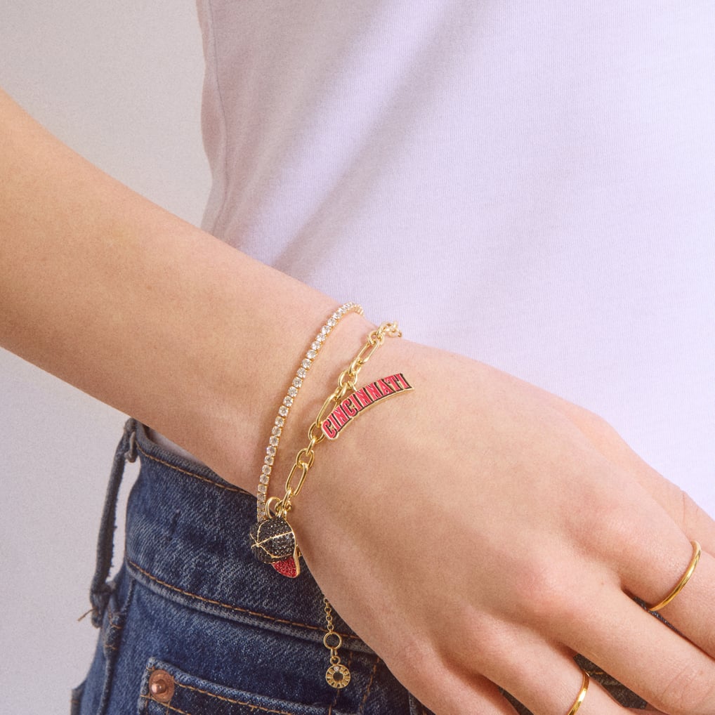  Cincinnati Reds BaubleBar Charm Bracelet