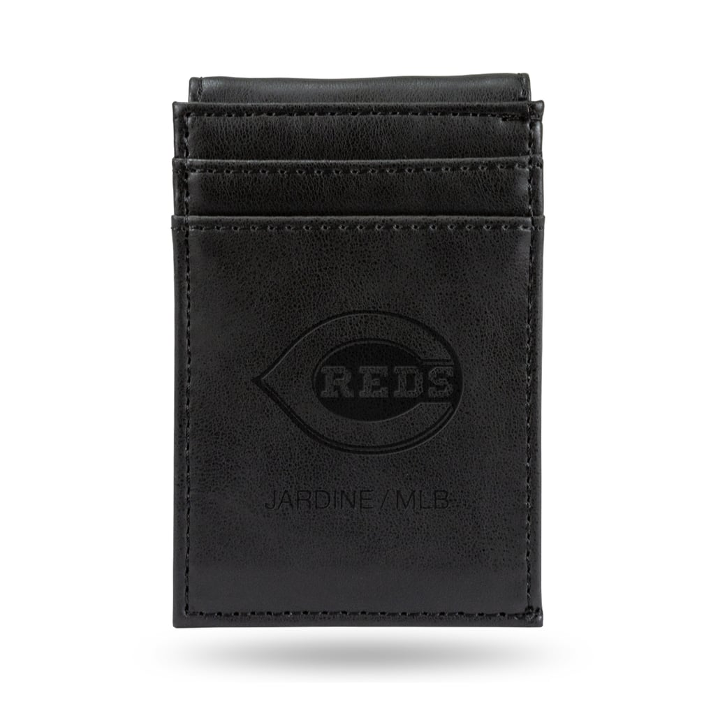 Cincinnati Reds Front Pocket Wallet - Black