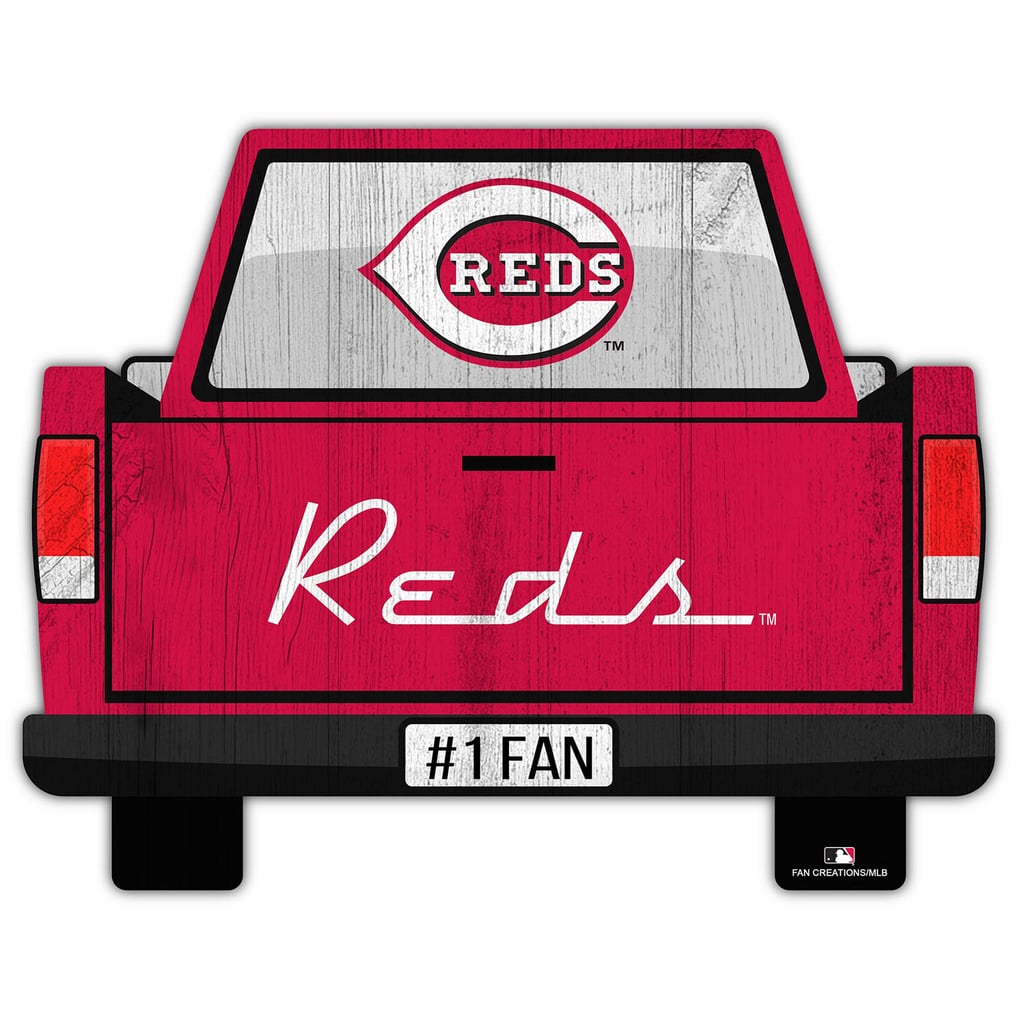 Cincinnati Reds 12'' x 12'' Truck Back Décor