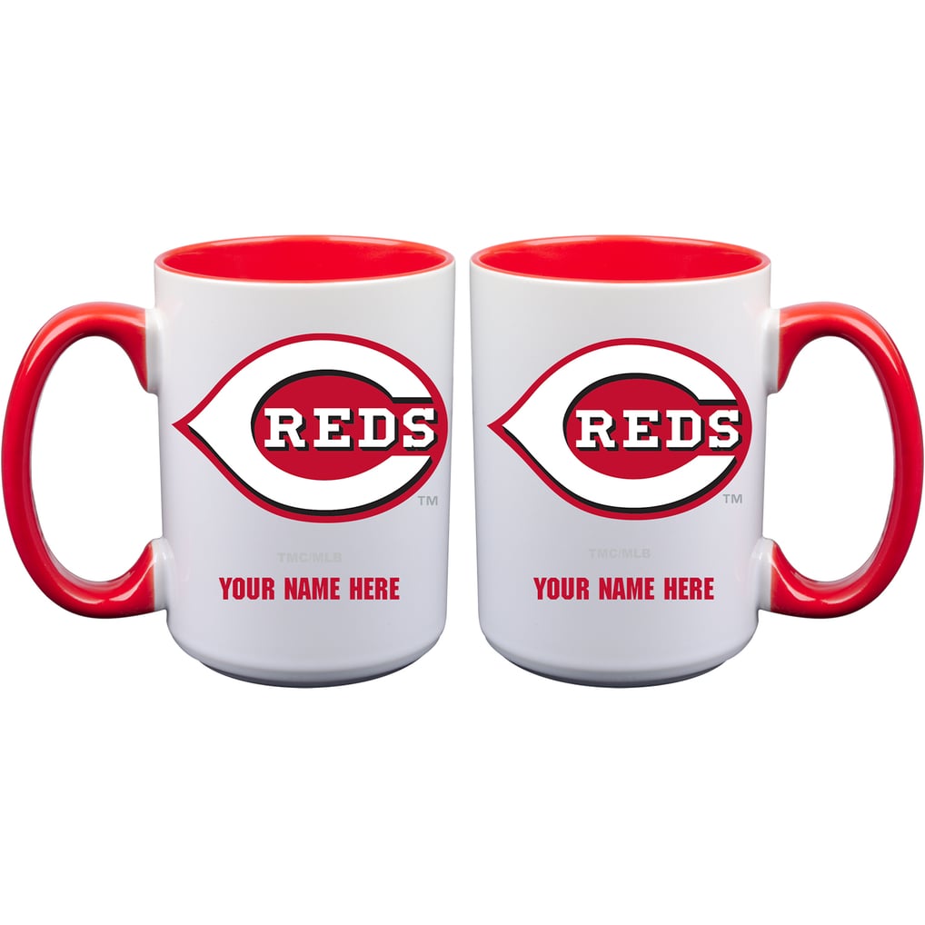 Cincinnati Reds 15oz. Personalized Ceramic Mug