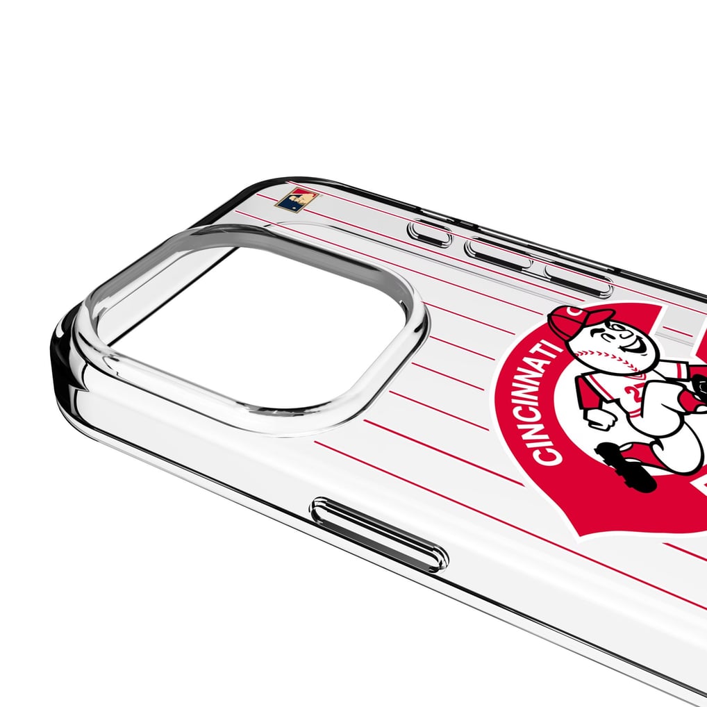 Cincinnati Reds Cooperstown Pinstripe iPhone Clear Case