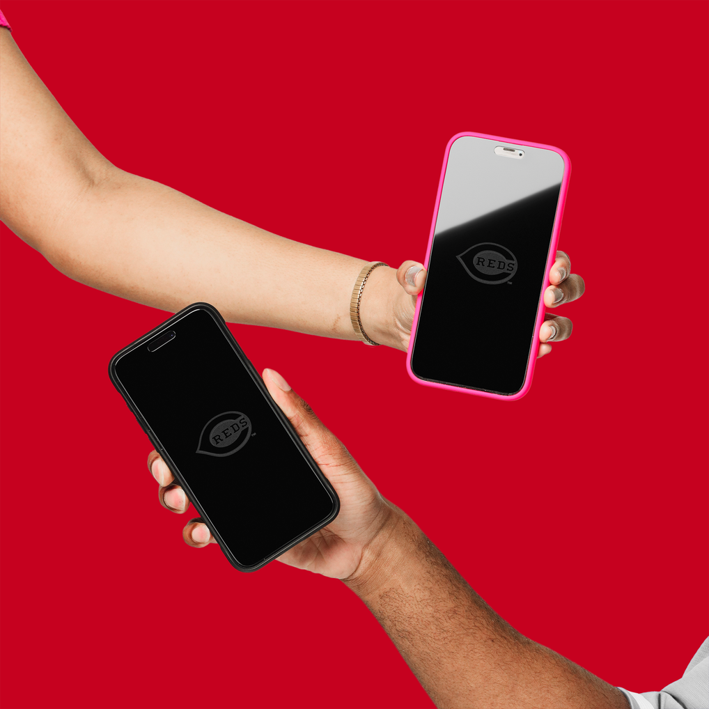Cincinnati Reds Disappearing Logo iPhone Screen Protector