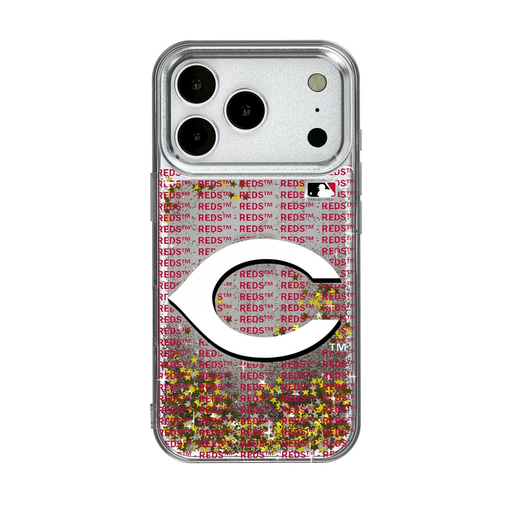 Cincinnati Reds iPhone Text Backdrop Design Case