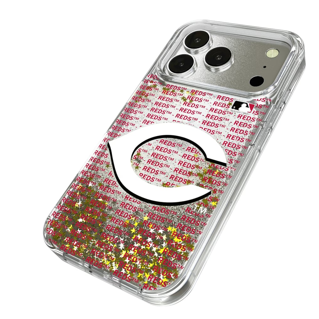 Cincinnati Reds iPhone Text Backdrop Design Case