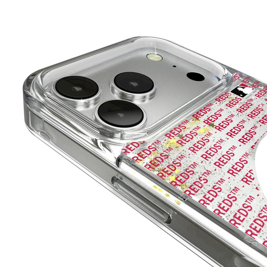 Cincinnati Reds iPhone Text Backdrop Design Case