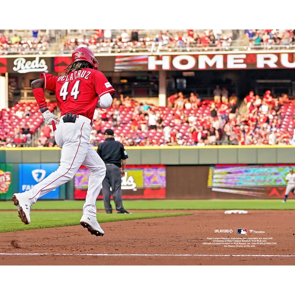 Elly De La Cruz Cincinnati Reds Unsigned Fanatics Authentic First MLB Home Run Photograph