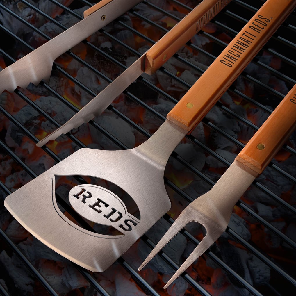 Cincinnati Reds IDNA 3-Piece BBQ Set