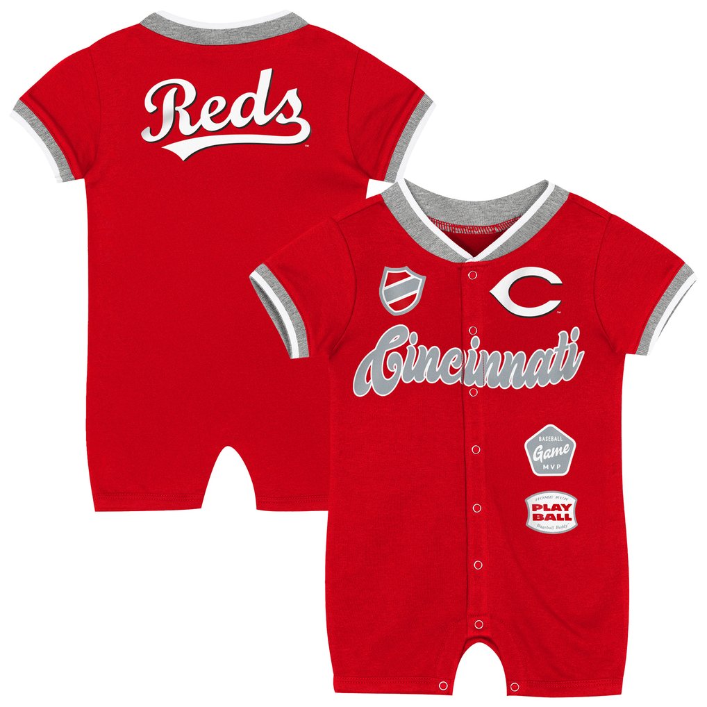 Cincinnati Reds Outerstuff Infant Pinch Coverall - Red