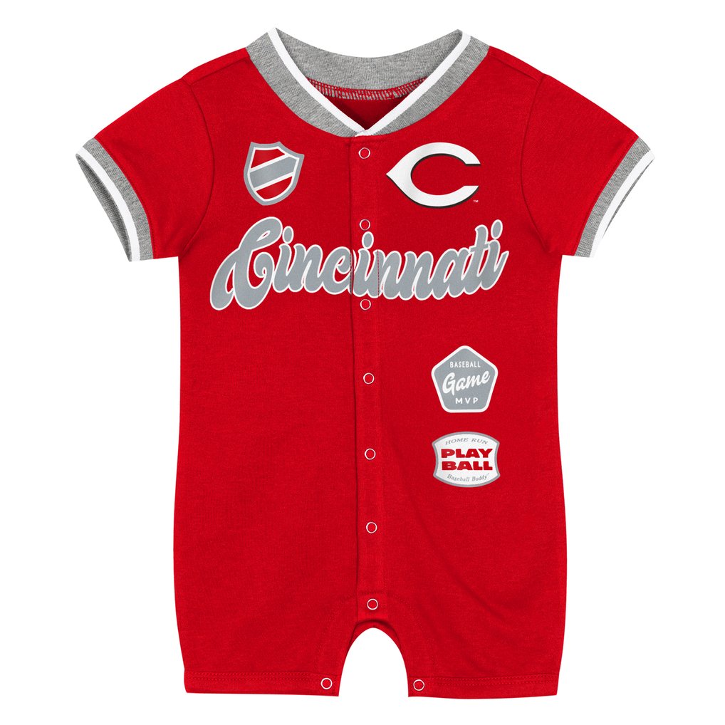 Cincinnati Reds Outerstuff Infant Pinch Coverall - Red