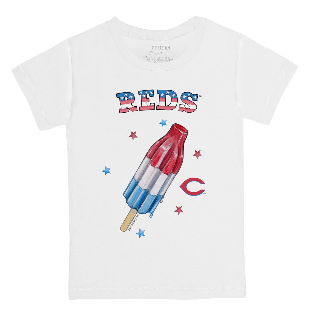 Cincinnati Reds Tiny Turnip Infant Rocket Pop T-Shirt - White