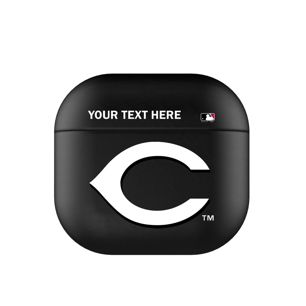 Cincinnati Reds Keyscaper Personalized Insignia AirPods 4th Generation Case Cover