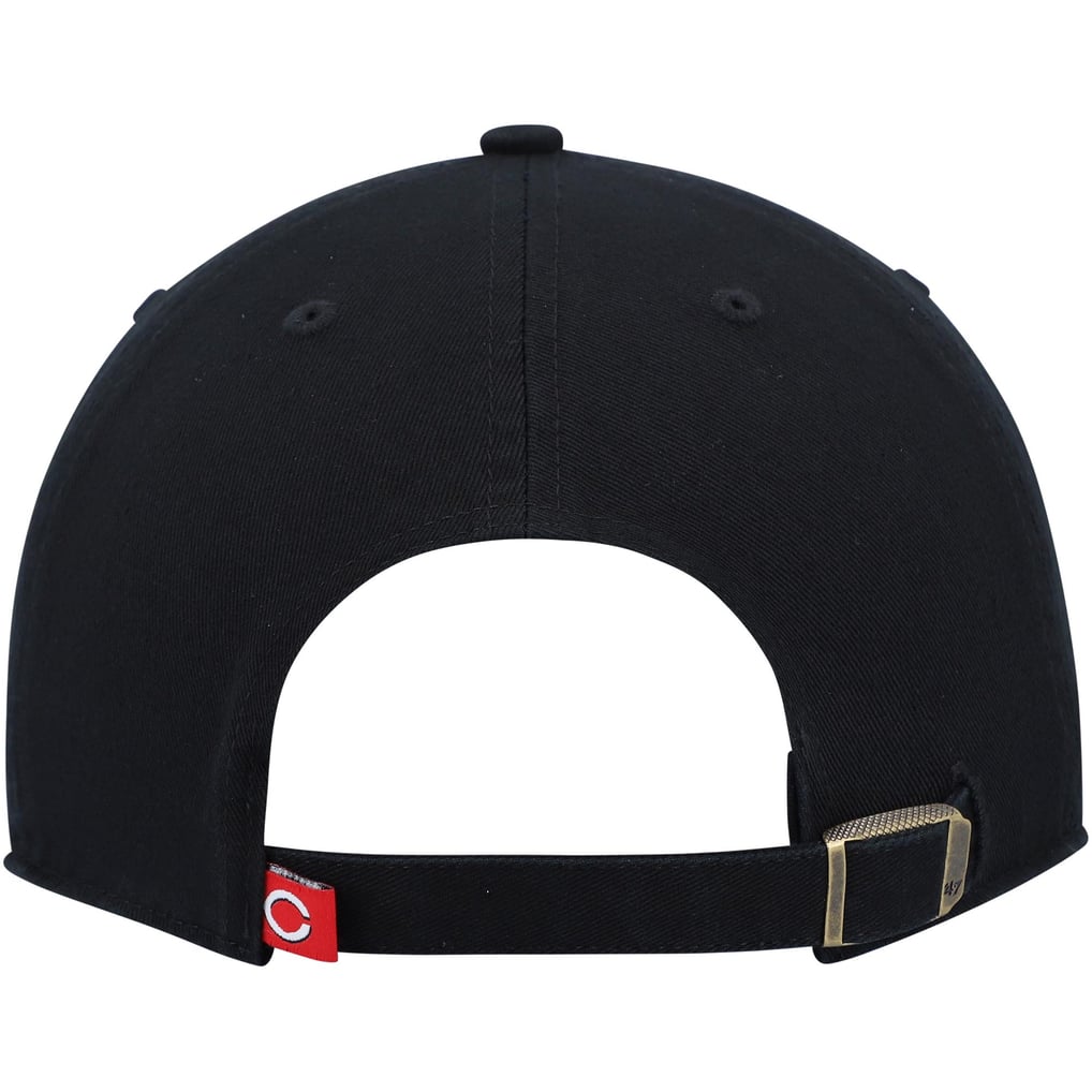 Cincinnati Reds '47 Clean Up Adjustable Hat - Black