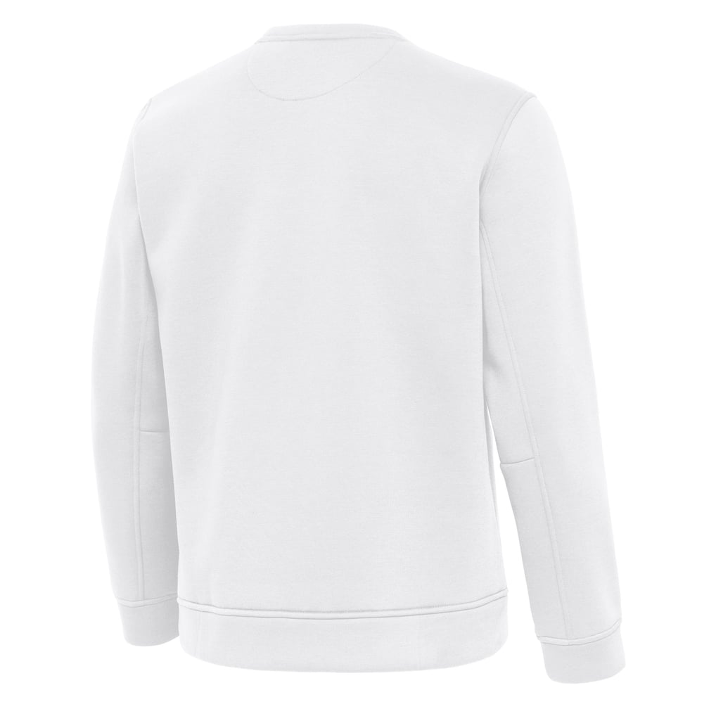 Cincinnati Reds Antigua Relevant Lightweight Pullover Sweatshirt - White