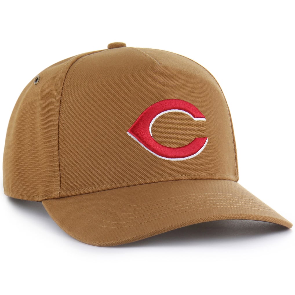  Cincinnati Reds Carhartt x '47 Hitch Adjustable Hat - Brown