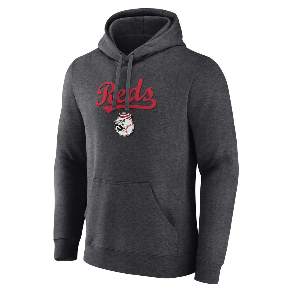 Cincinnati Reds Team Lockup Hoodie - Charcoal
