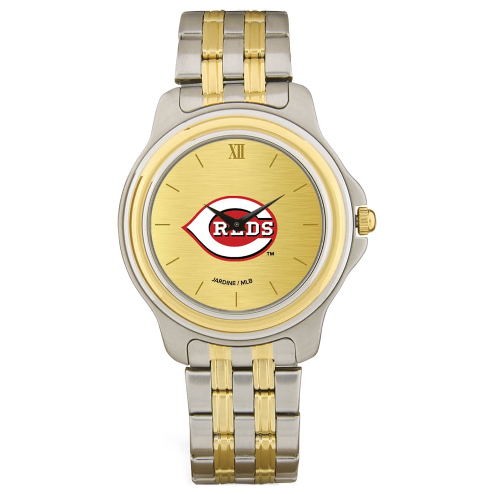  Cincinnati Reds Gold Dial Two-Tone Wristwatch