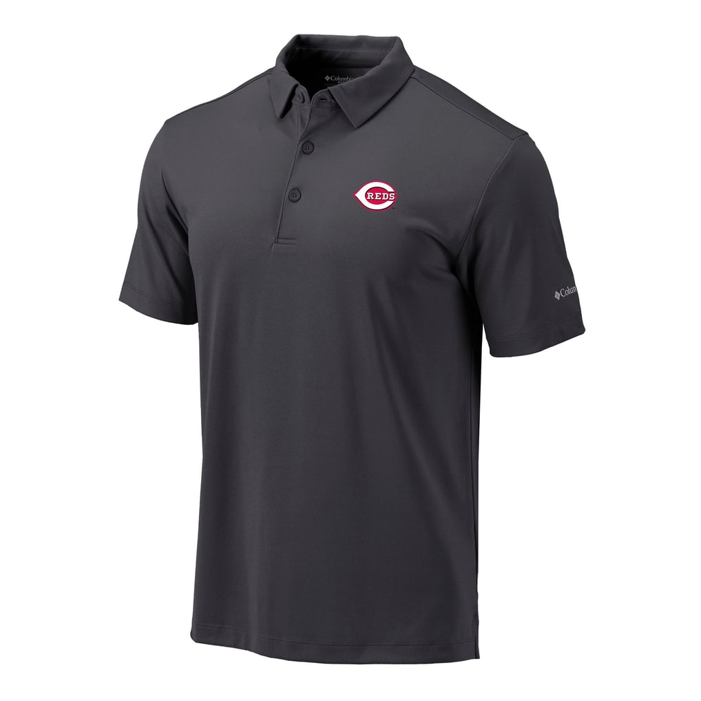  Cincinnati Reds Columbia Omni-Wick Drive Polo - Gray