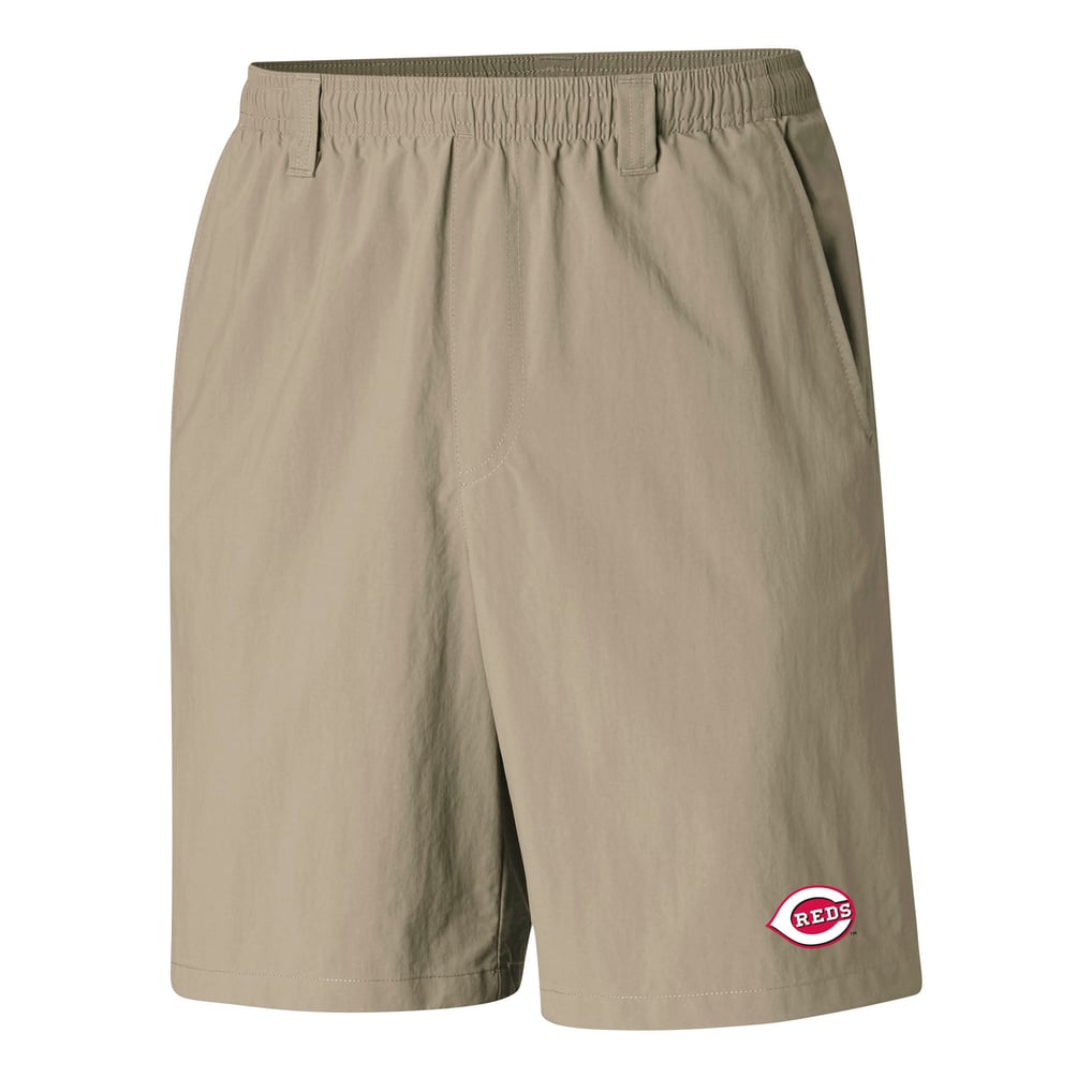  Cincinnati Reds Columbia PFG Backcast III Water Shorts - Tan