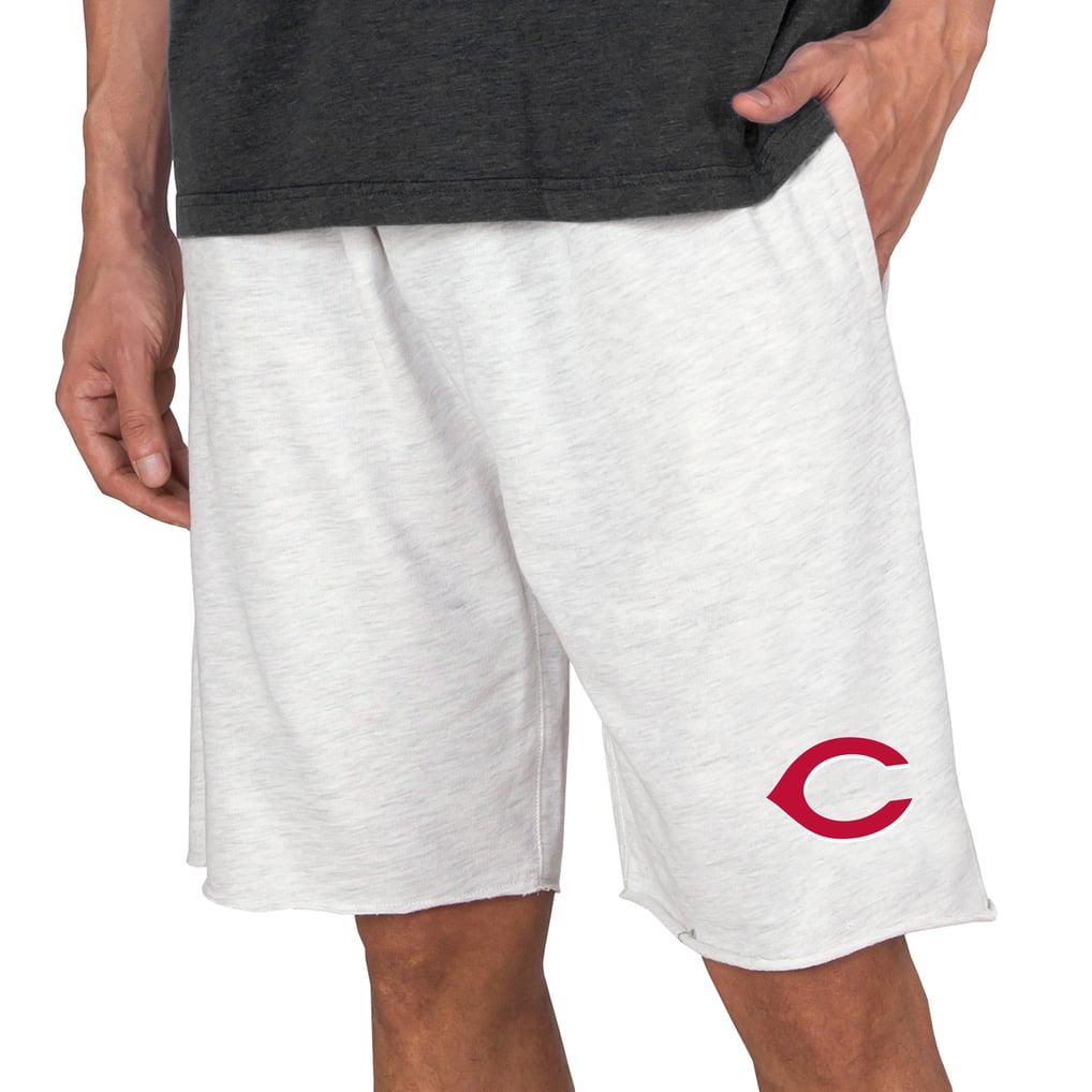 Cincinnati Reds Concepts Sport Mainstream Terry Tri-Blend Shorts - Oatmeal