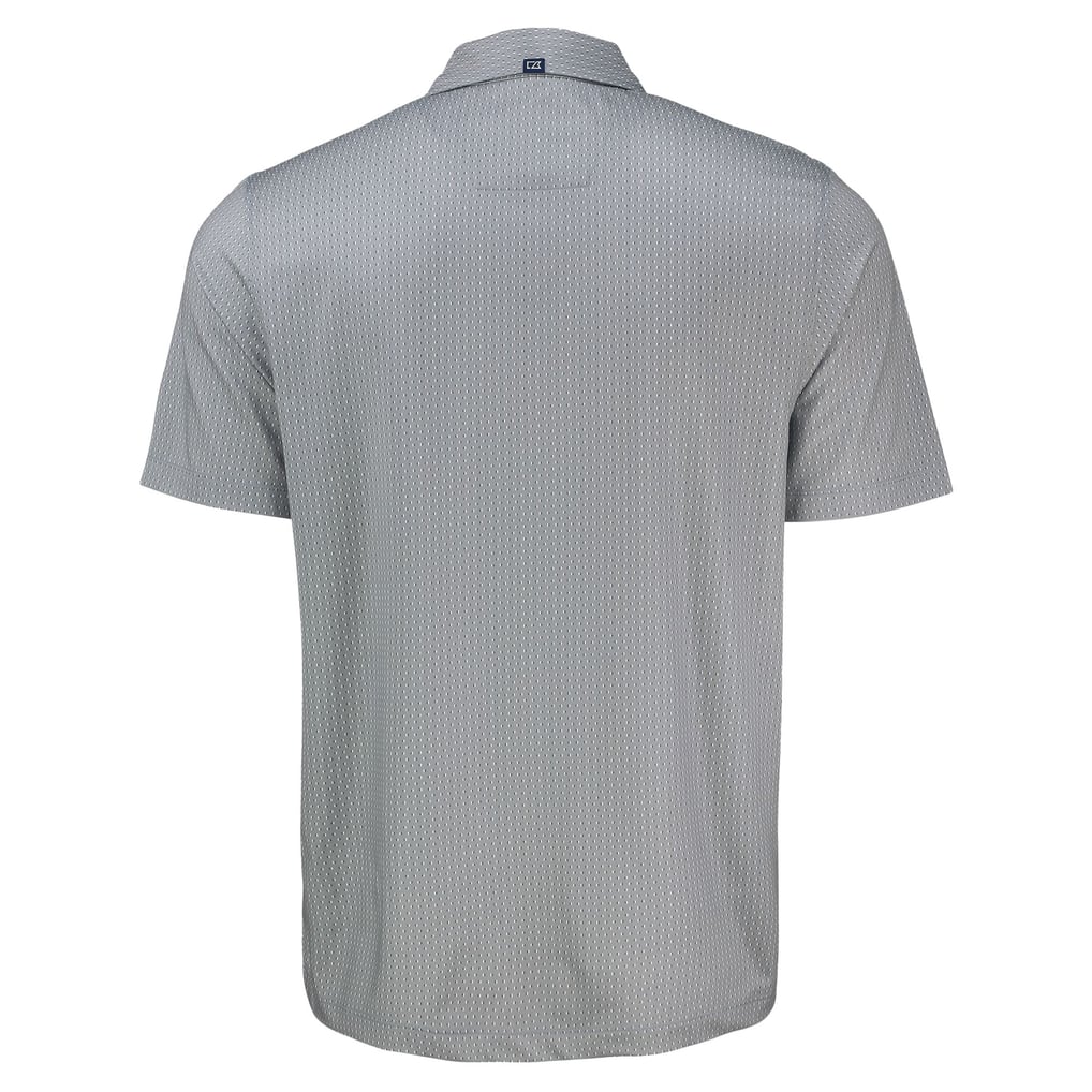 Cincinnati Reds Cutter & Buck Pike Eco Shadow Check Print - Gray