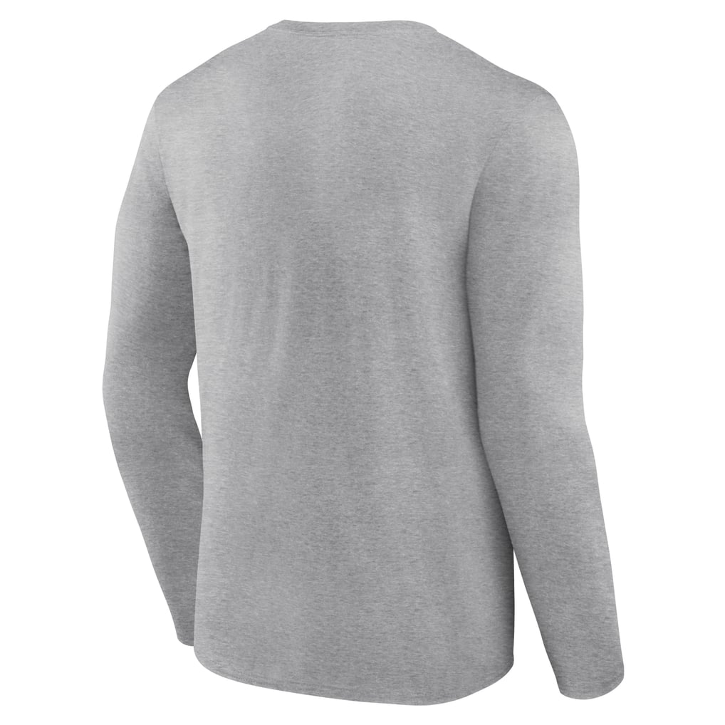Cincinnati Reds Fastball Long Sleeve T-Shirt - Gray