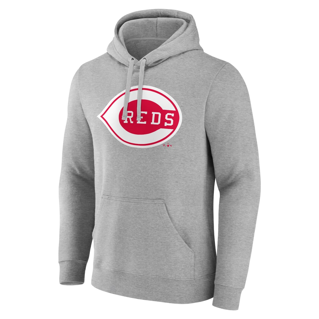 Cincinnati Reds Wahconah Pullover Hoodie - Gray