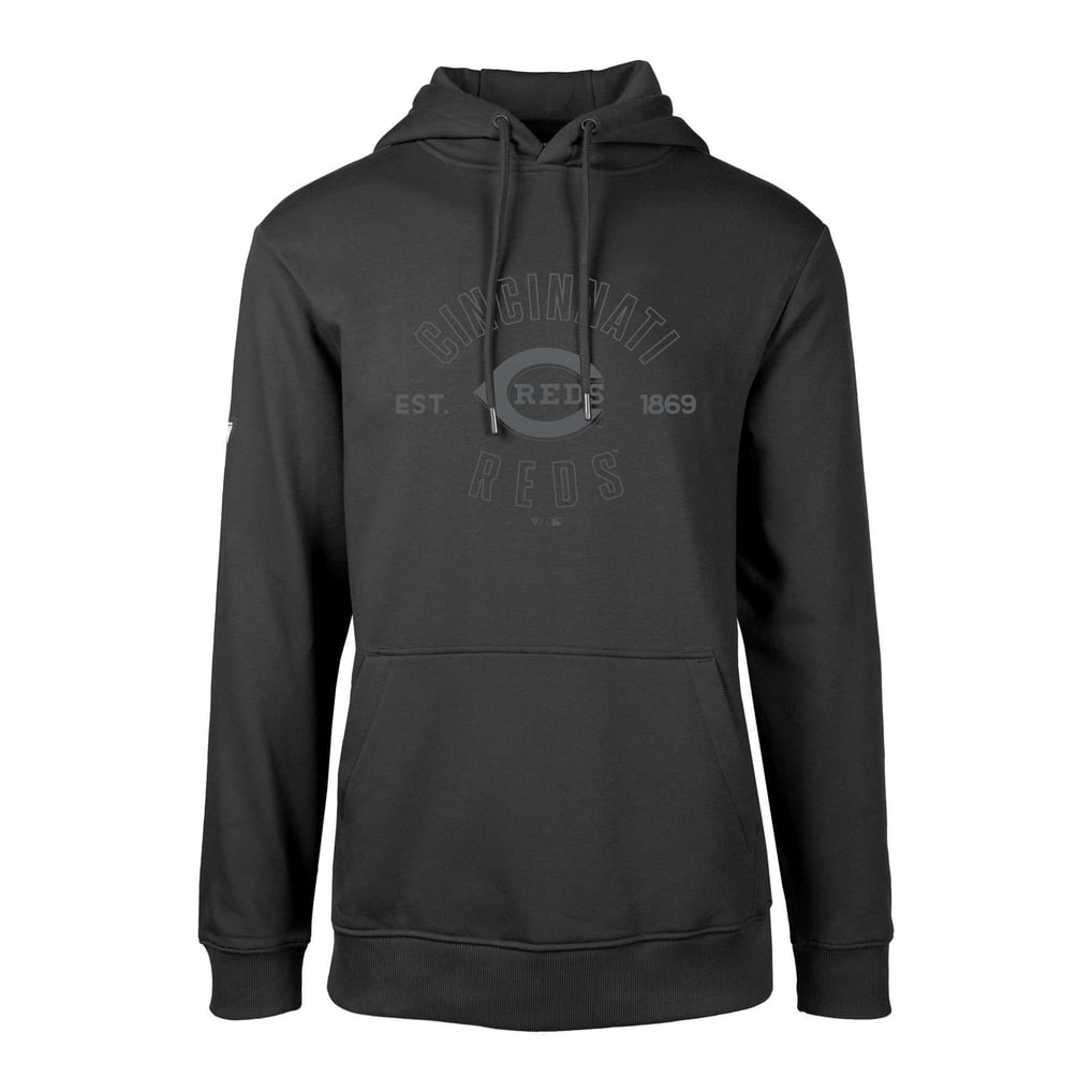  Cincinnati Reds Levelwear Podium Abyssal Pullover Hoodie - Black