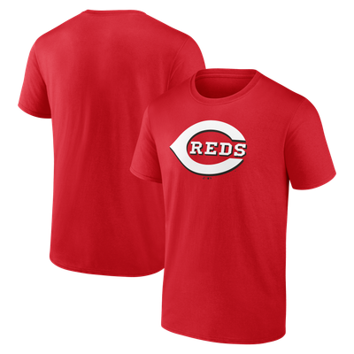 Cincinnati Reds Logo Athletic Official Logo T-Shirt - Red