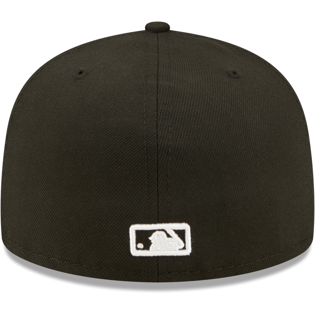 Cincinnati Reds New Era Team Logo 59FIFTY Fitted Hat - Black