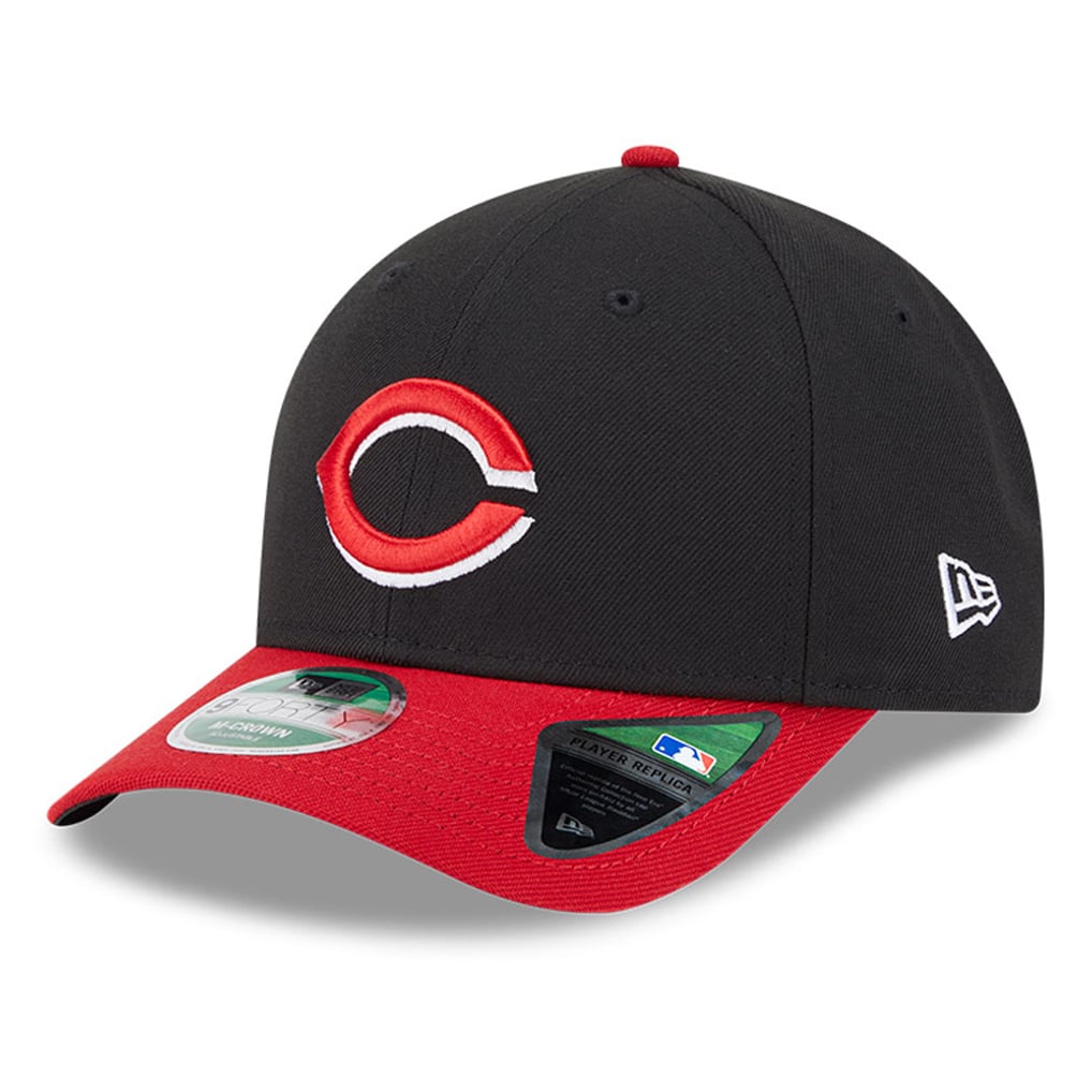  Cincinnati Reds New Era Player Replica 9FORTY Adjustable Hat - Black/Red