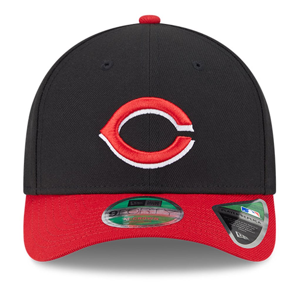  Cincinnati Reds New Era Player Replica 9FORTY Adjustable Hat - Black/Red