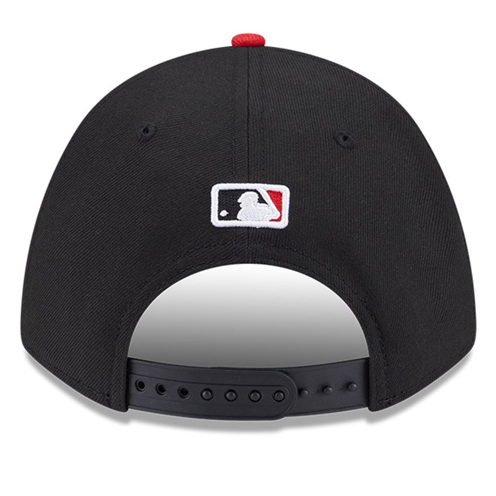  Cincinnati Reds New Era Player Replica 9FORTY Adjustable Hat - Black/Red