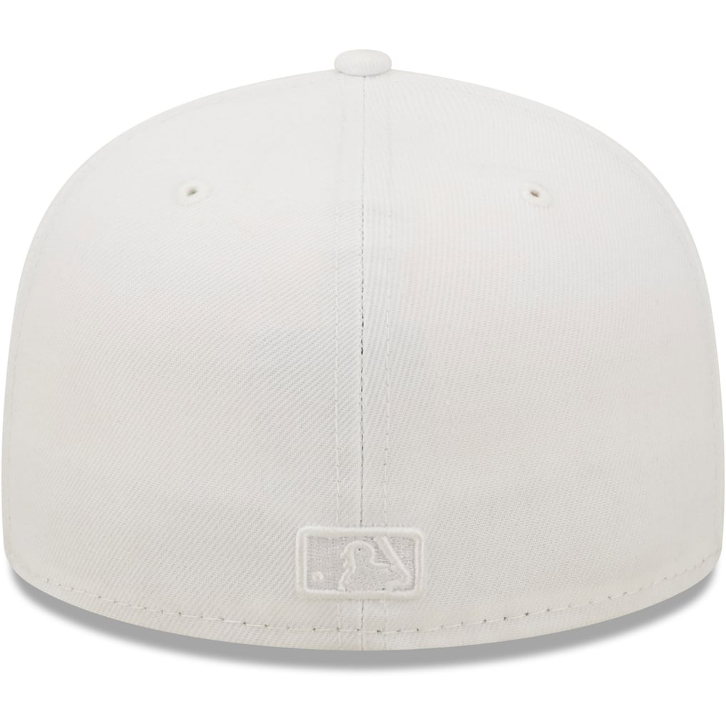 Cincinnati Reds New Era White on White 59FIFTY Fitted Hat