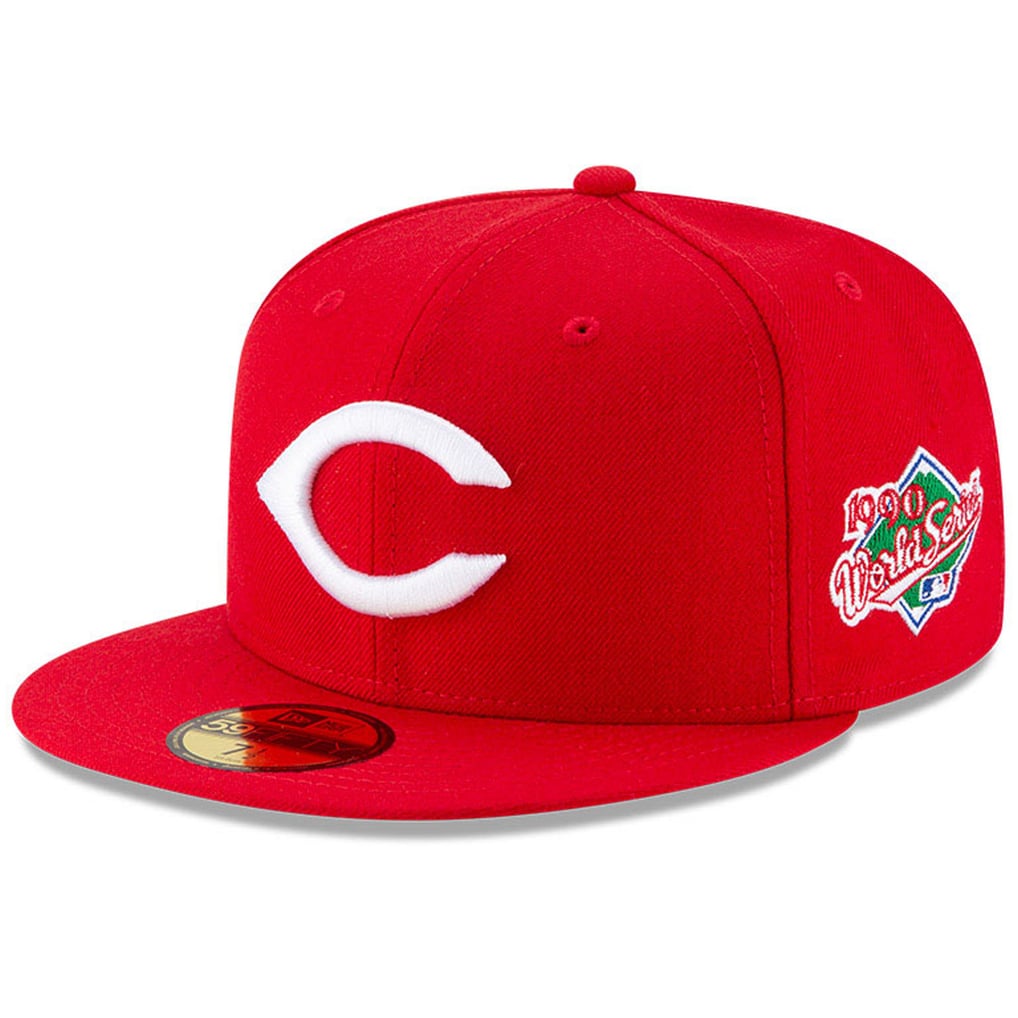 Cincinnati Reds New Era 1990 World Series Wool 59FIFTY Fitted Hat - Red