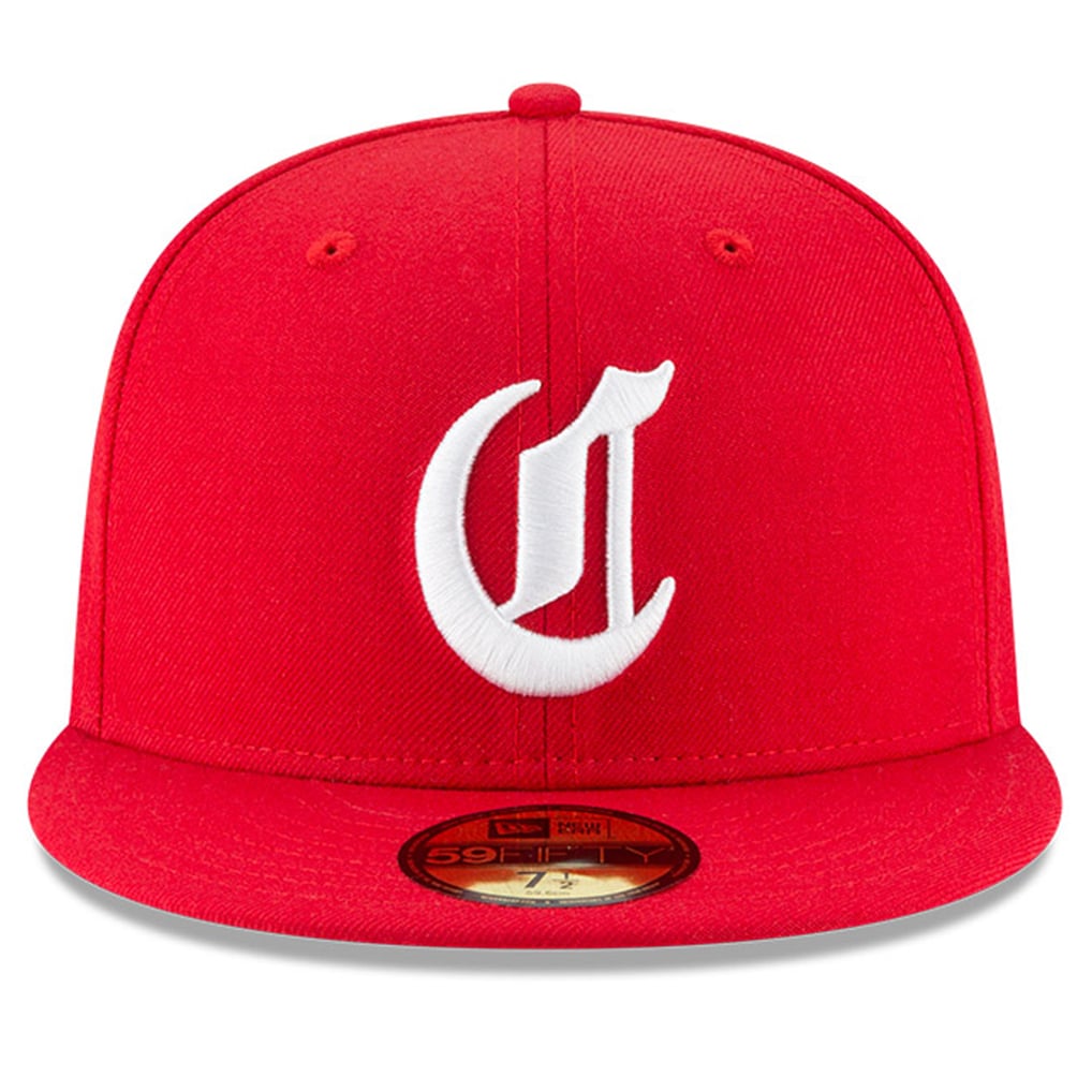 Cincinnati Reds New Era Cooperstown Collection Wool 59FIFTY Fitted Hat - Red