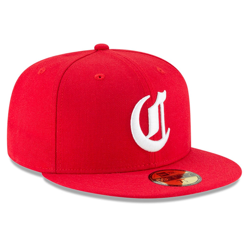 Cincinnati Reds New Era Cooperstown Collection Wool 59FIFTY Fitted Hat - Red