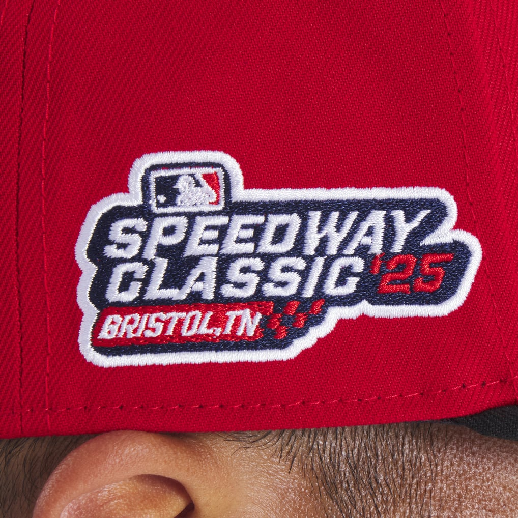 Cincinnati Reds New Era 2025 MLB Speedway Classic A-Frame 59FIFTY Fitted Hat - Red/Black