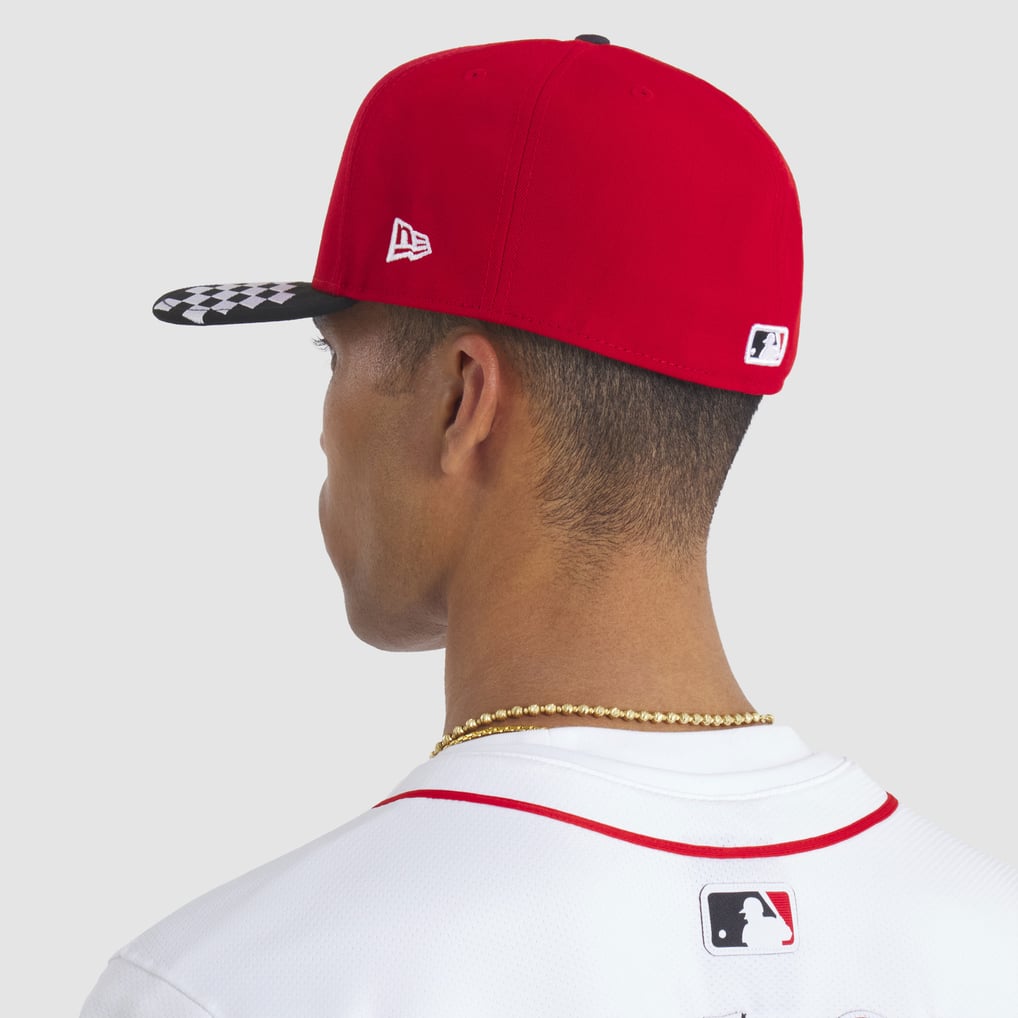 Cincinnati Reds New Era 2025 MLB Speedway Classic A-Frame 59FIFTY Fitted Hat - Red/Black