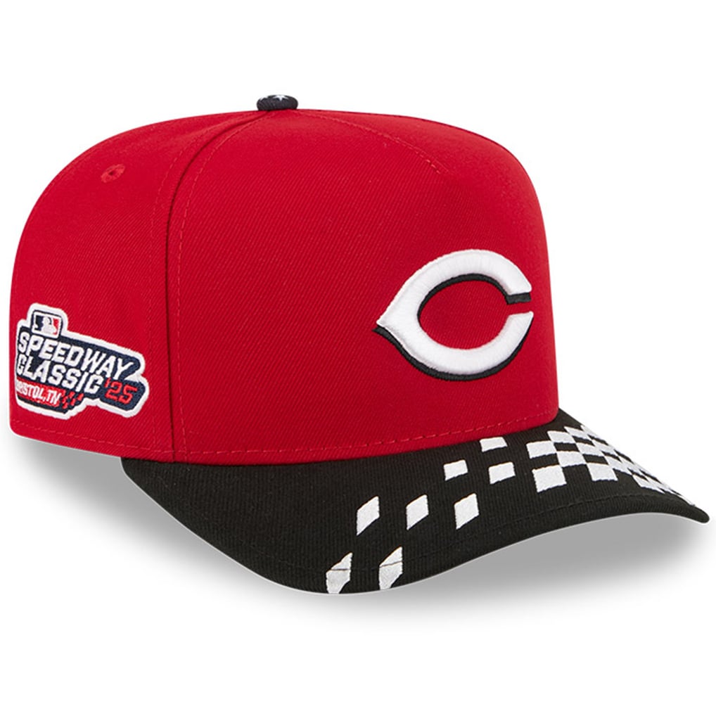 Cincinnati Reds New Era 2025 MLB Speedway Classic A-Frame 59FIFTY Fitted Hat - Red/Black