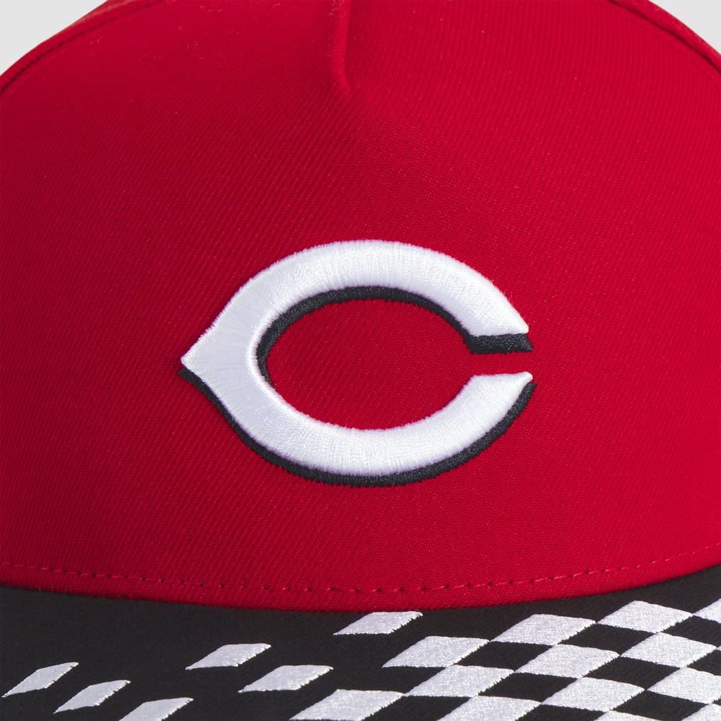 Cincinnati Reds New Era 2025 MLB Speedway Classic A-Frame 59FIFTY Fitted Hat - Red/Black