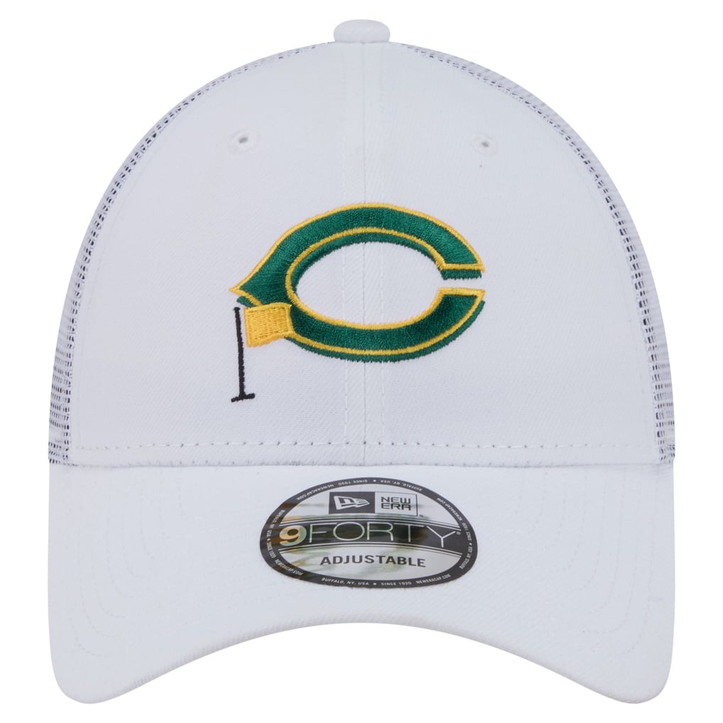  Cincinnati Reds New Era Flag 9FORTY Trucker Adjustable Hat - White